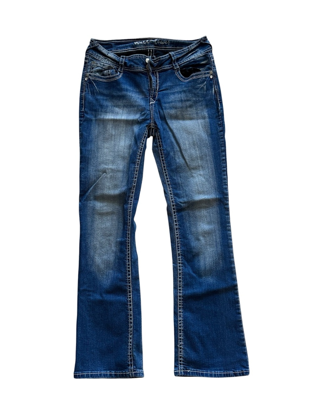 Wallflower Size 11 Bootcut Jeans Medium Wash Stretch Denim 30x29